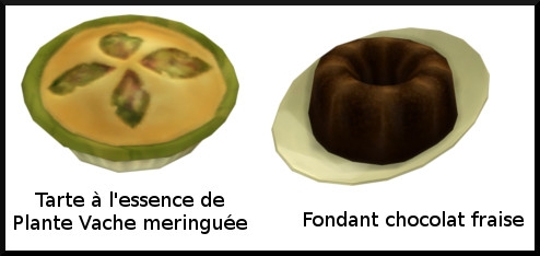 42 sims 4 au travail competence patisserie niveau 10 tarte meringuee essence plante vache fondant chocolat framboise