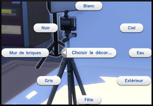 22 sims 4 photographie competence studio photo flash choix décor