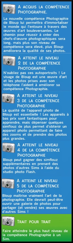 30 sims 4 photographie competence messages