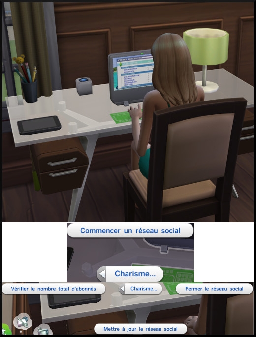 17 sims 4 competence charisme ordinateur commencer un reseau social