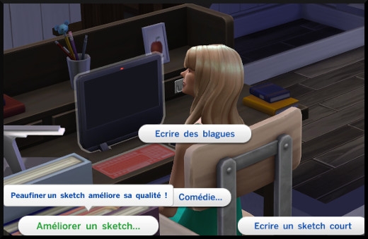 13 sims 4 competence comedie ameliorer un sketch