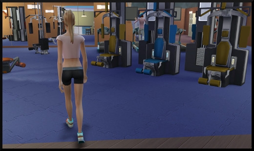 3 sims 4 competence fitness entrée dans salle de sport