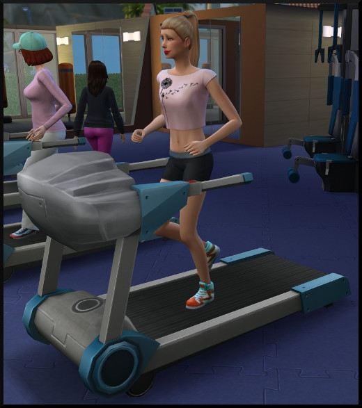 4 sims 4 competence fitness tapis de course