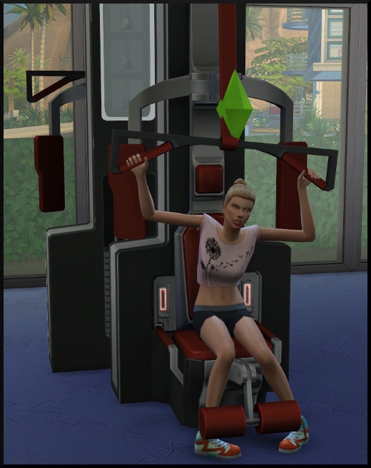 5 sims 4 competence fitness machine de musculation