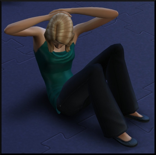 10 sims 4 competence fitness faire des abdos