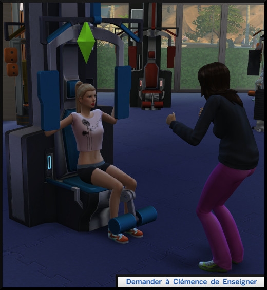 14 sims 4 competence fitness se faire enseigner