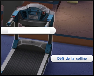 24 sims 4 competence fitness tapis de course defi de la coline