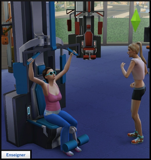 27 sims 4 competence fitness enseigner