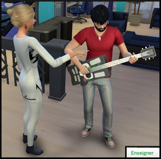 28 sims 4 competence guitare enseigner