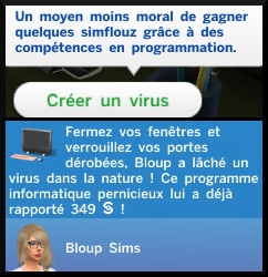 11 sims 4 competence programmation créer un virus