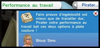 13 sims 4 competence programmation performance au travail pirater