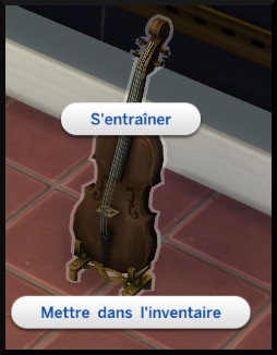 4 sims 4 competence violon s'entrainer