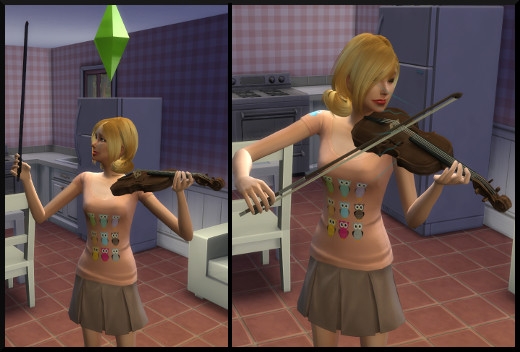 5 sims 4 competence violon jouer