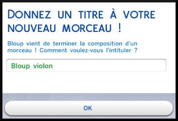 21 sims 4 competence violon morceau composé