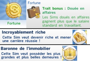 22  sims 4 dem create a sims creer un sims aspiration fortune