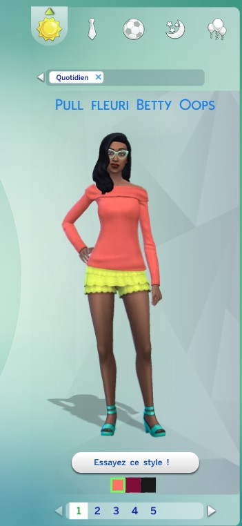 49  sims 4 dem create a sims creer un sims vetement tenue pre concue