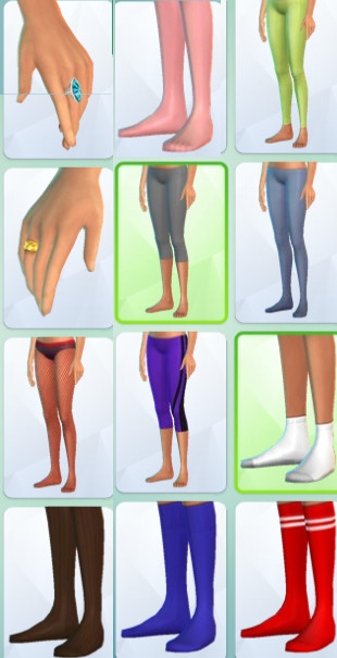 51  sims 4 dem create a sims creer un sims accessoires collant chaussettes