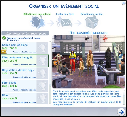 20 sims 4 edition deluxe premium nuit inoubliable fete costumee incognito