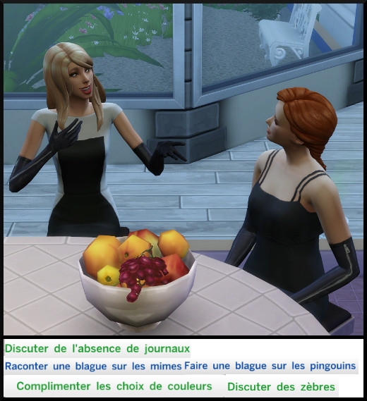 39 sims 4 edition deluxe premium nuit inoubliable fete noir et blanc interactions parler noir blanc