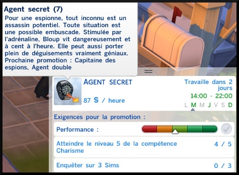 21 sims 4 jeu de base agent secret echelon 7 agent secret