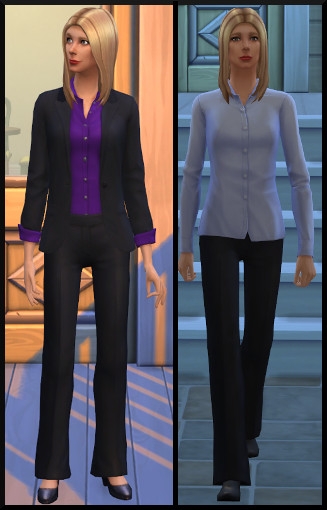 24 sims 4 jeu de base agent secret tenue vetement travail