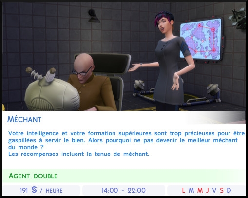 34 sims 4 jeu de base agent secret mechant choix