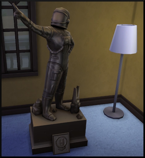 42 sims 4 jeu de base agent secret mechant cadeau statue notre fondateur