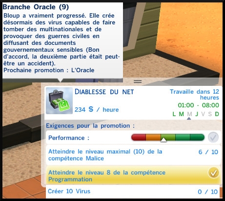 57 sims 4 jeu de base carriere criminelle branche oracle niveau 9 diablesse du net information