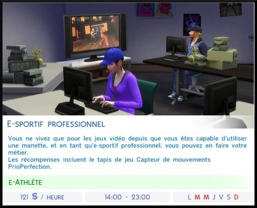 23 sims 4 carriere gourou des technologies choix e sportif professionnel