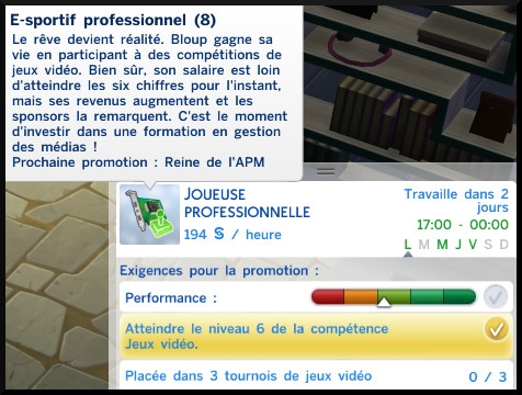 30 sims 4 carriere gourou des technologies e sportif professionnel echelon 8 joueur professionnel