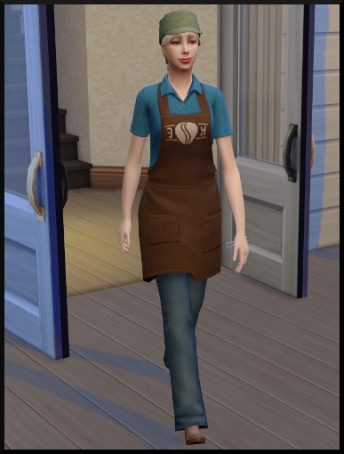 14 sims 4 carriere temps partiel adolescent ado barista tenue travail