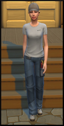 22 sims 4 carriere temps partiel adolescent ado ouvrier tenue vetement travail