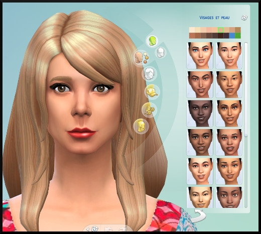 2 Sims 4 nouveautes generalites CAS vue visage