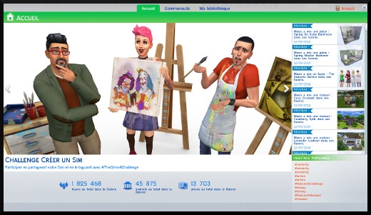 59 Sims 4 nouveautes generalites gallerie accueil
