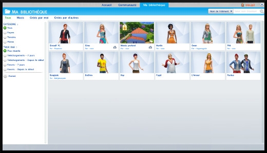 61 Sims 4 nouveautes generalites galerie bibliothèque
