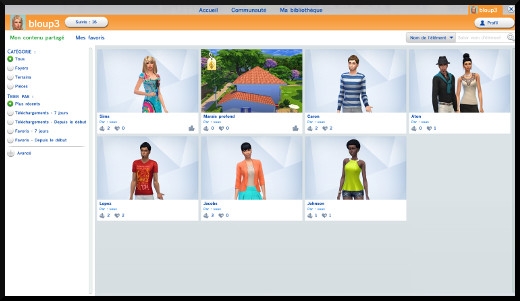 63 Sims 4 nouveautes generalites galerie favoris