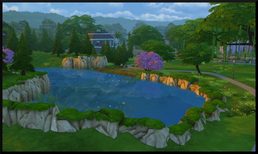 2 sims 4 ville monde willow creek vue générale