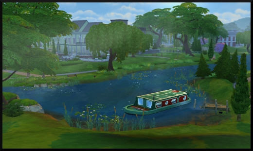 4 sims 4 ville monde willow creek vue générale