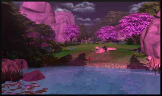 14 sims 4 ville monde willow creek foundry crove clairiere magique forestiere enchantee cachee