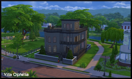 21 sims 4 ville monde willow creek villa ophelia gothik