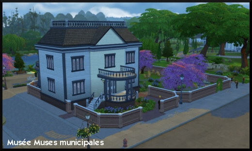 31 sims 4 ville monde willow creek quartier commercial communautaire musée muses municipales