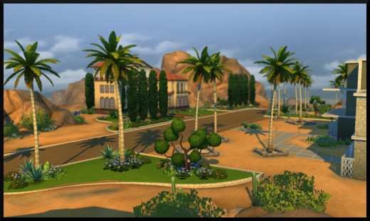 42 sims 4 ville monde oasis spring vue