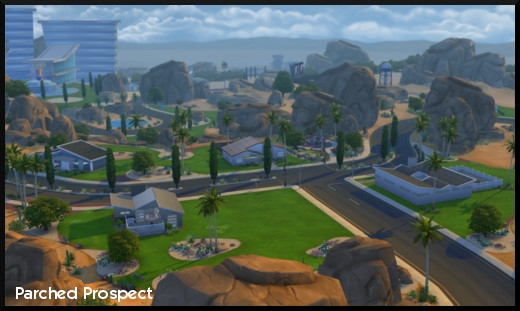 50 sims 4 ville monde oasis spring parched prospect quartier