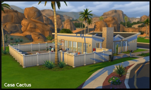 51 sims 4 ville monde oasis spring casa cactus maison