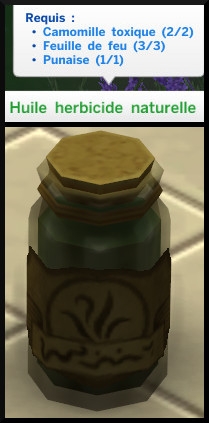 26 sims 4 pack destination nature competence herboristerie huile herbicide naturelle