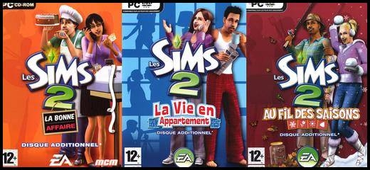 sims 2 add-ons nouveautes innovations