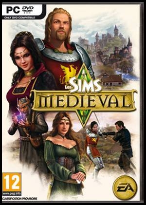 les sims médiéval pochette couverture boitier moyen-âge jeu vidéo