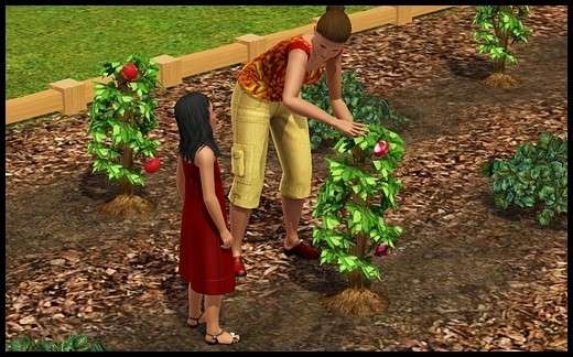 9 famille gothik sims 3 sunset valley sonia jocaste galantome jardin potager