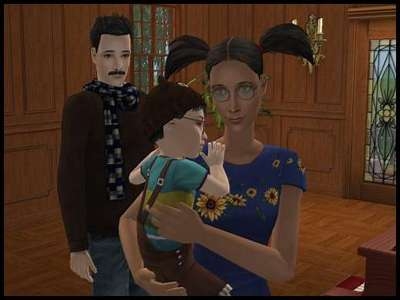 21 famille gothik sims 2 montsimpa vladimir sandra alexandre inquiétude disparition sonia