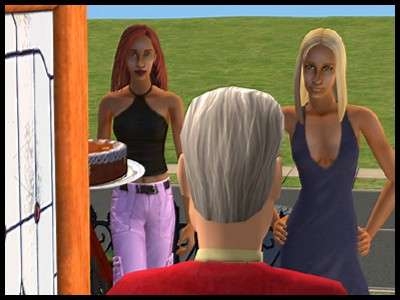 29 famille gothik sims 2 montsimpa vladimir âgé dina nina caliente visite veuf ambitions